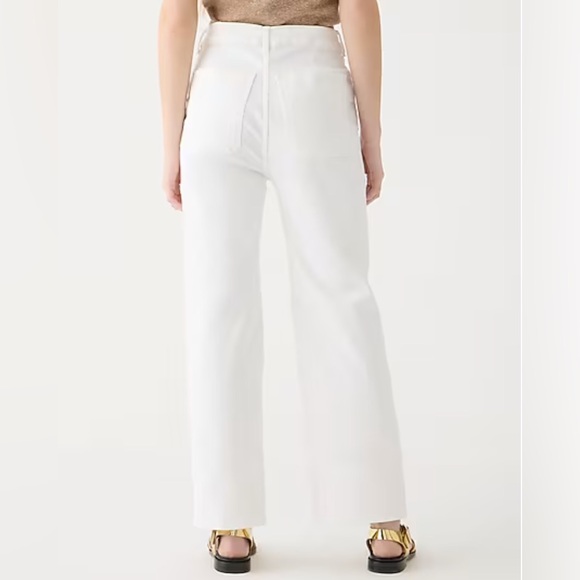 J. Crew Sailor slim wide-leg jean in white • multiple sizes • BX940 - Picture 3 of 11